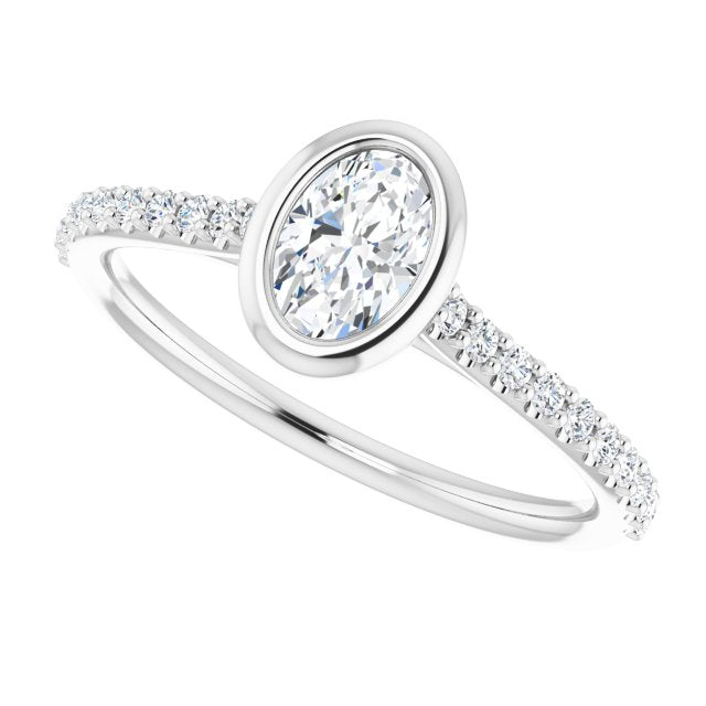 Bezel-Set Engagement Ring