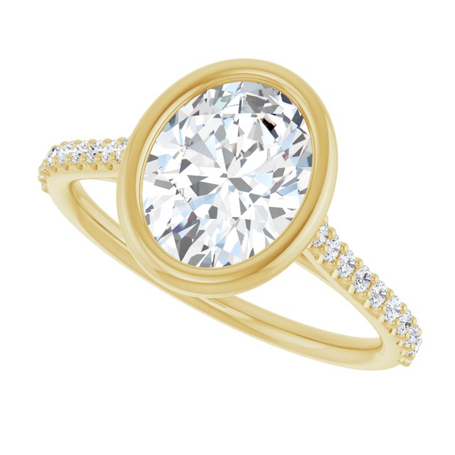 Bezel-Set Engagement Ring