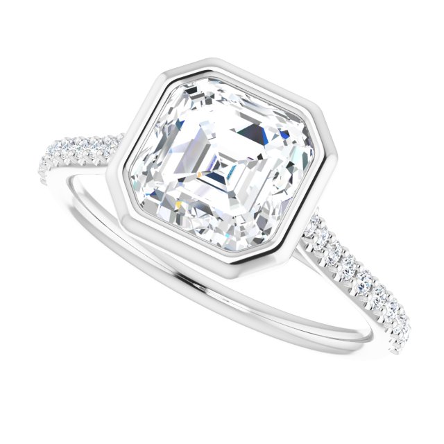 Bezel-Set Engagement Ring