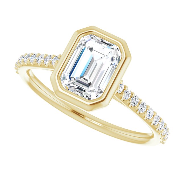 Bezel-Set Engagement Ring