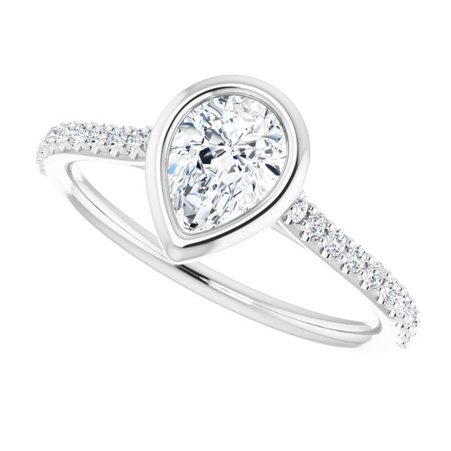 Bezel-Set Engagement Ring