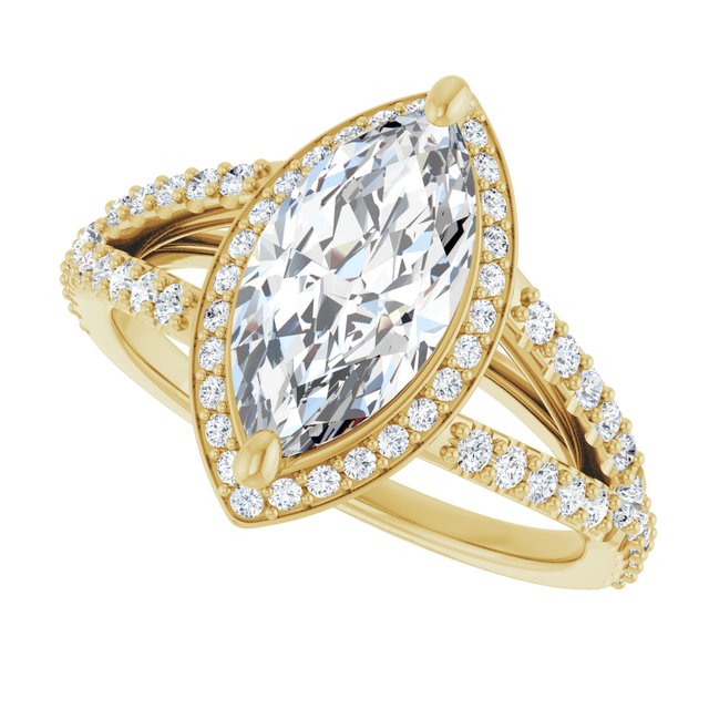 Halo-Style Engagement Ring