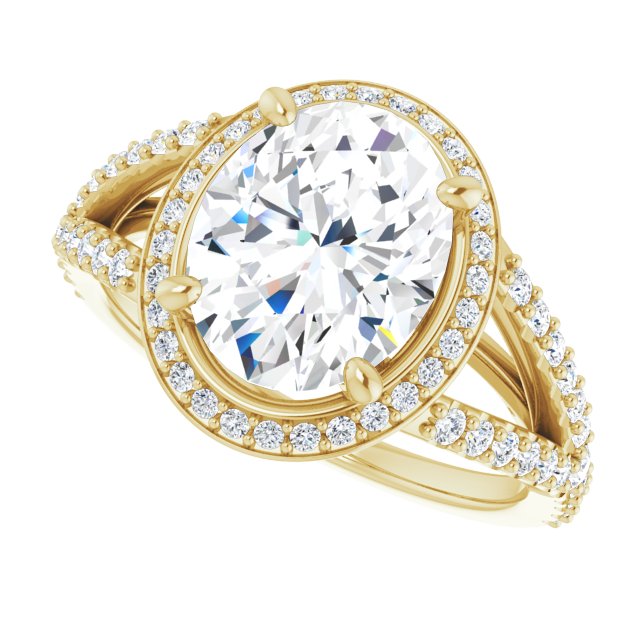 Halo-Style Engagement Ring