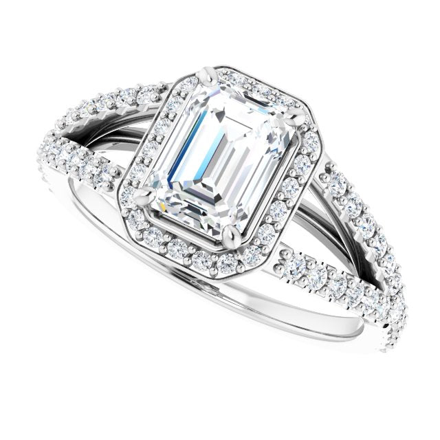 Halo-Style Engagement Ring