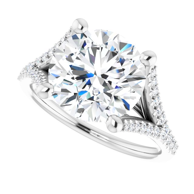 Accented Engagement Ring