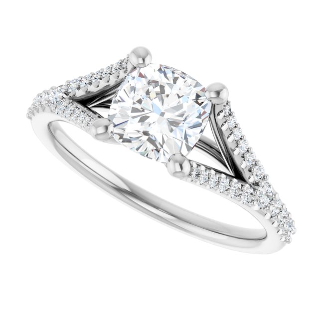 Accented Engagement Ring