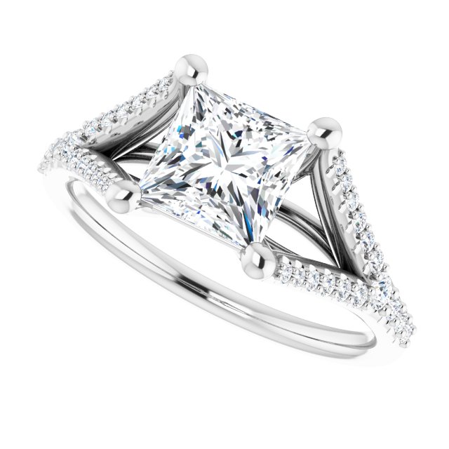 Accented Engagement Ring