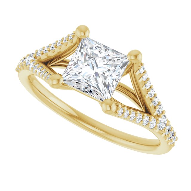 Accented Engagement Ring