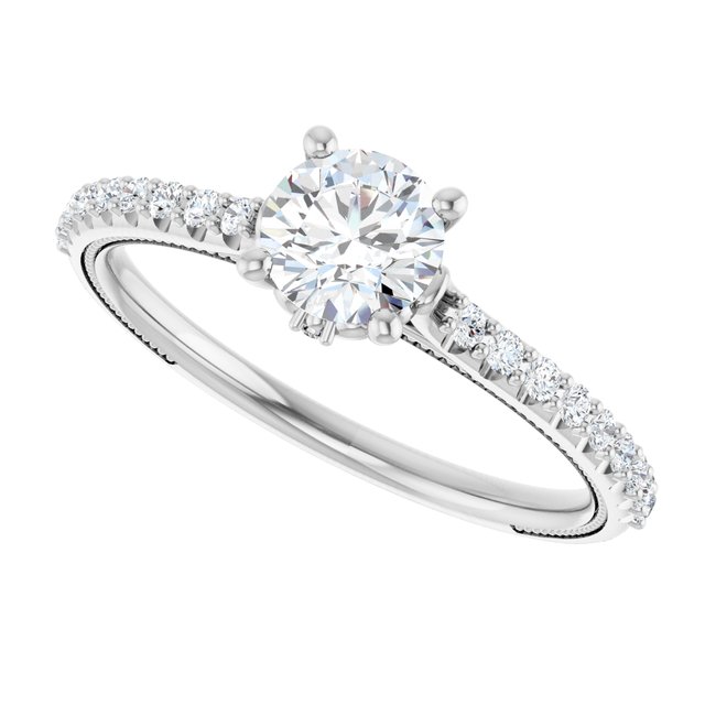 Accented Engagement Ring