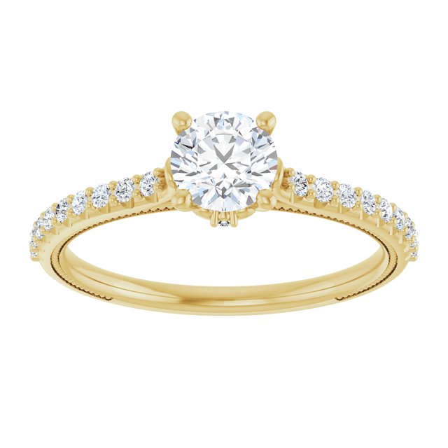 Accented Engagement Ring