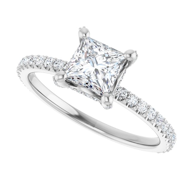 Accented Engagement Ring