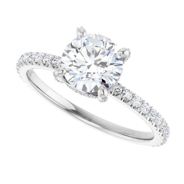 Accented Engagement Ring