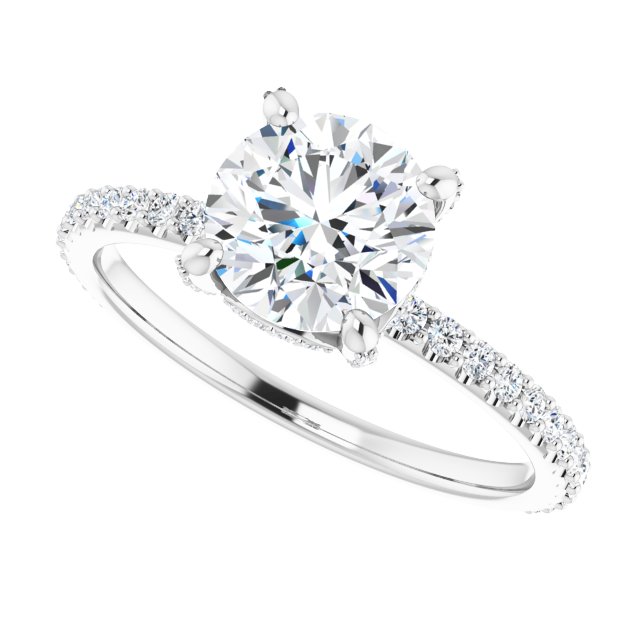 Accented Engagement Ring