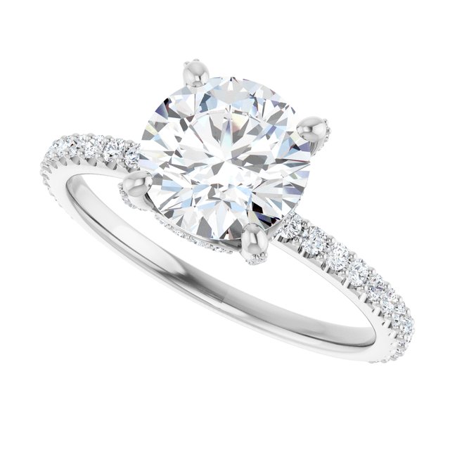 Accented Engagement Ring