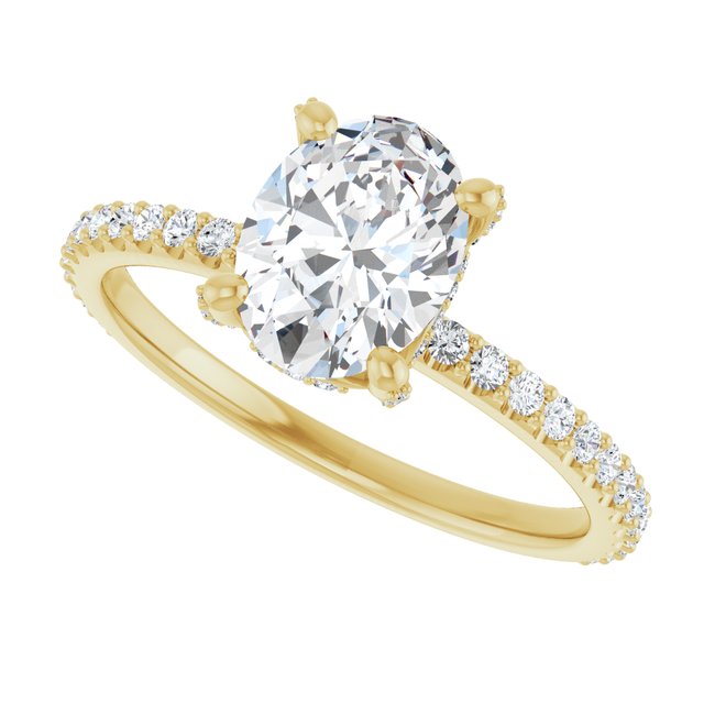 Accented Engagement Ring