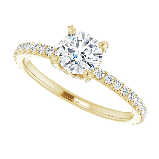 Accented Engagement Ring