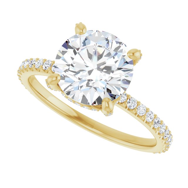 Accented Engagement Ring