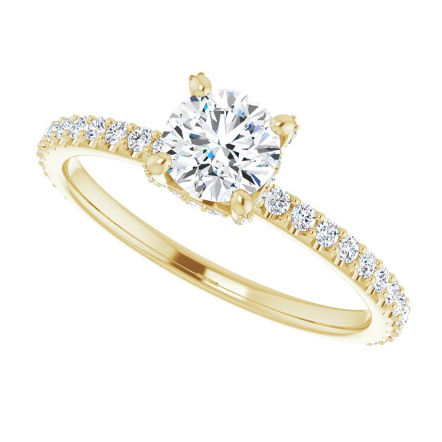 Accented Engagement Ring
