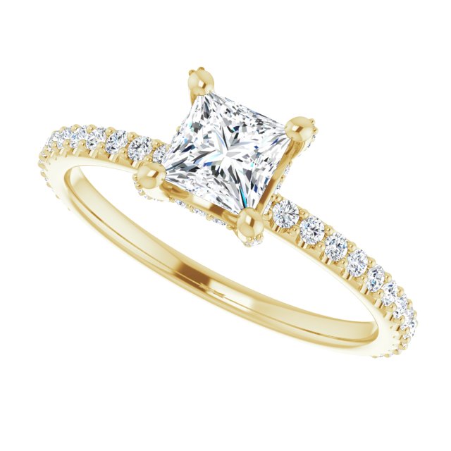Accented Engagement Ring