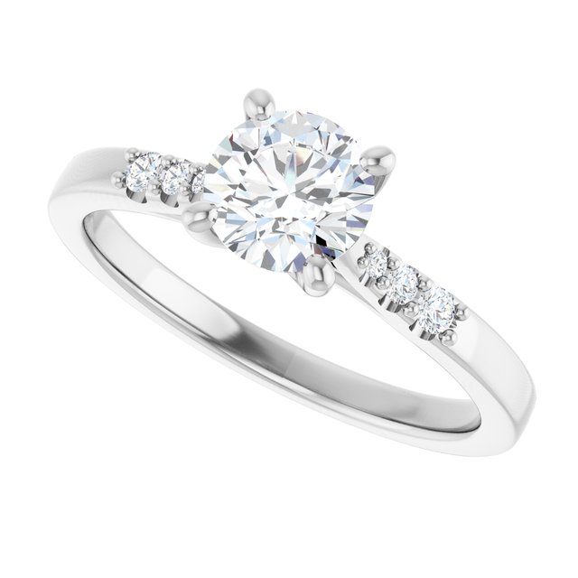 Accented Engagement Ring