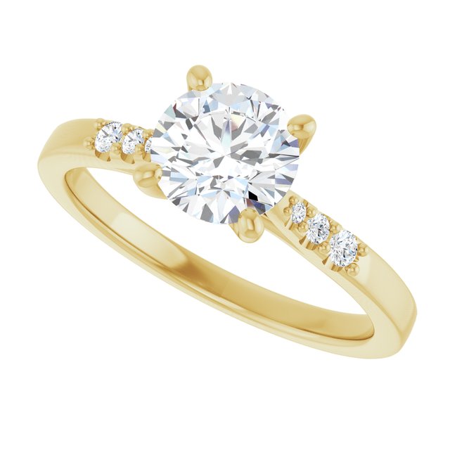 Accented Engagement Ring