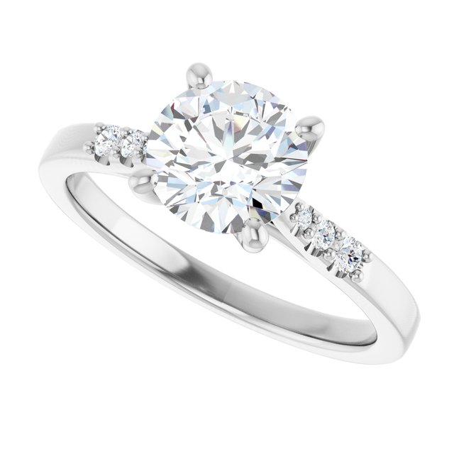 Accented Engagement Ring