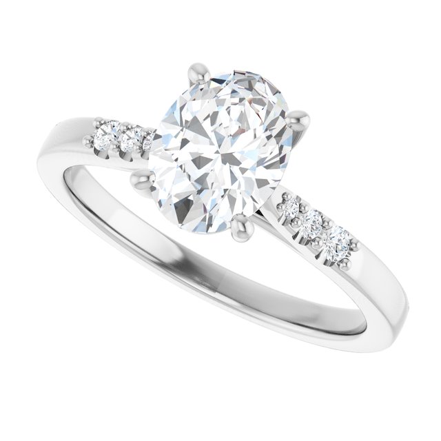Accented Engagement Ring