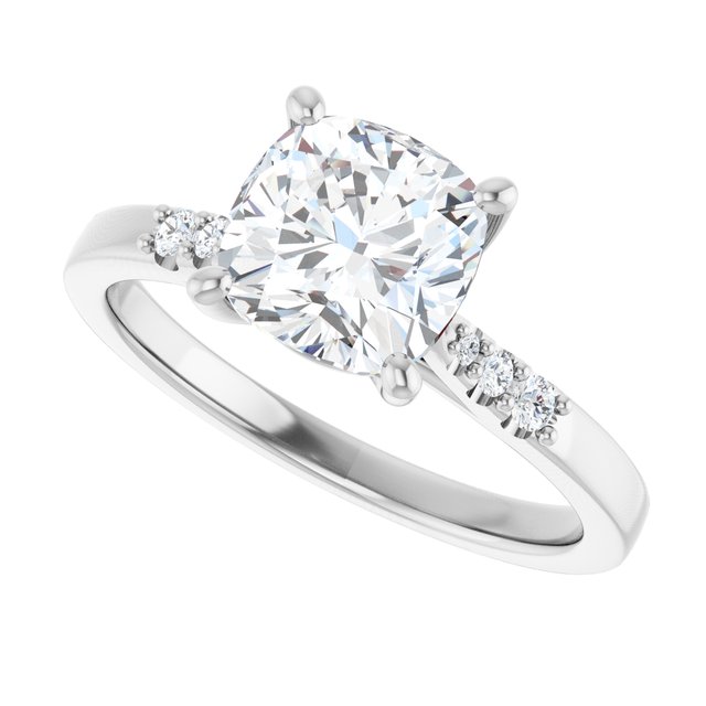 Accented Engagement Ring