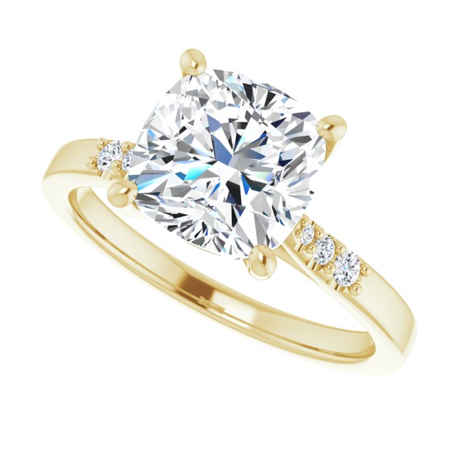 Accented Engagement Ring