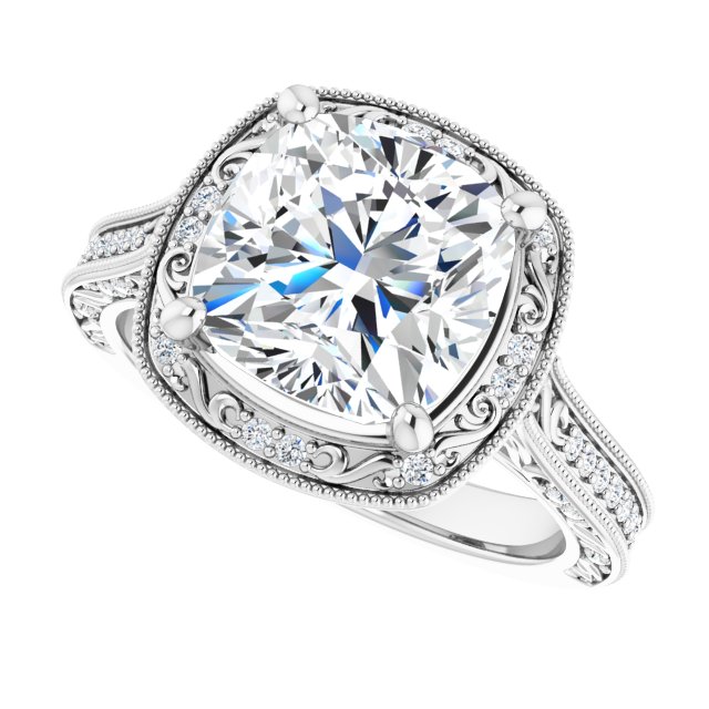 Halo-Style Engagement Ring