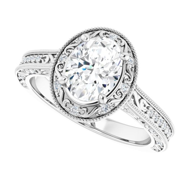 Halo-Style Engagement Ring