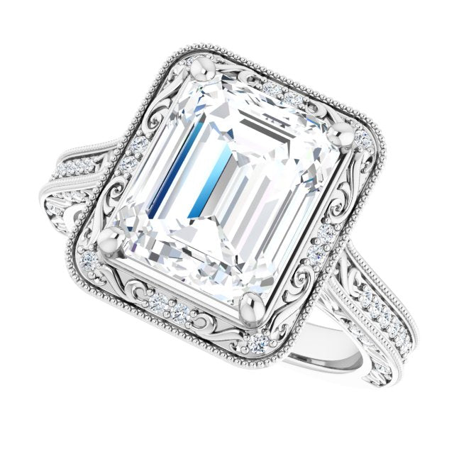 Halo-Style Engagement Ring