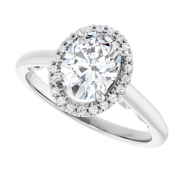 Halo-Style Engagement Ring