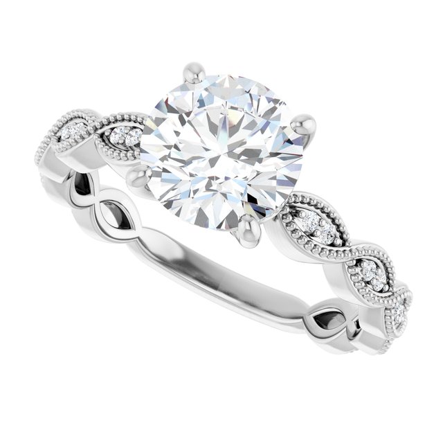 Accented Engagement Ring