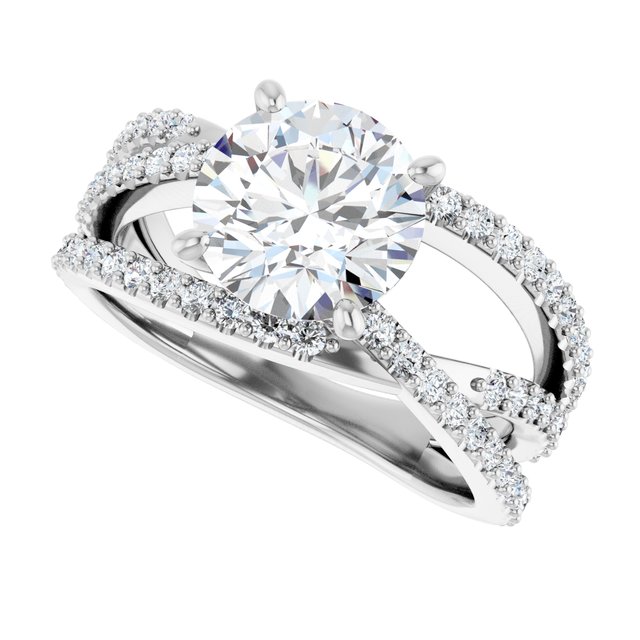Accented Engagement Ring