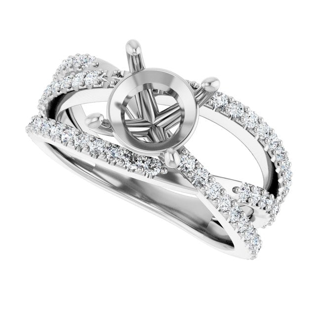 Accented Engagement Ring