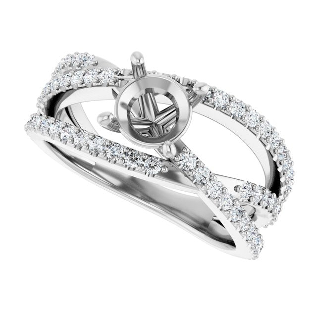 Accented Engagement Ring