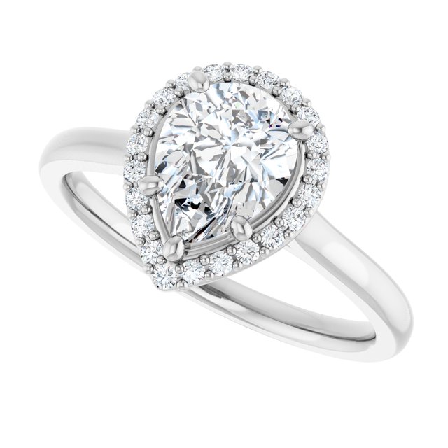 Halo-Style Engagement Ring