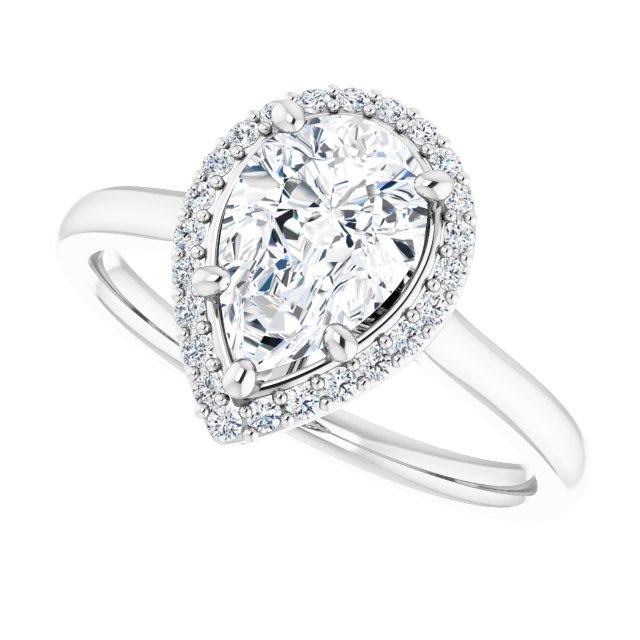 Halo-Style Engagement Ring