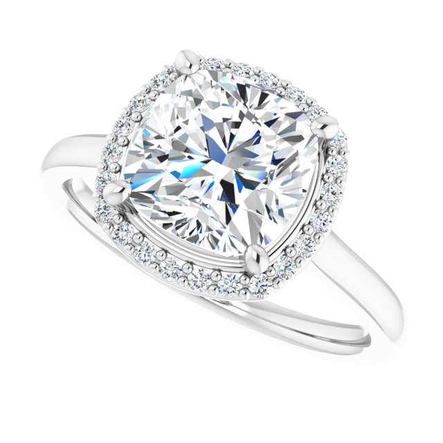 Halo-Style Engagement Ring