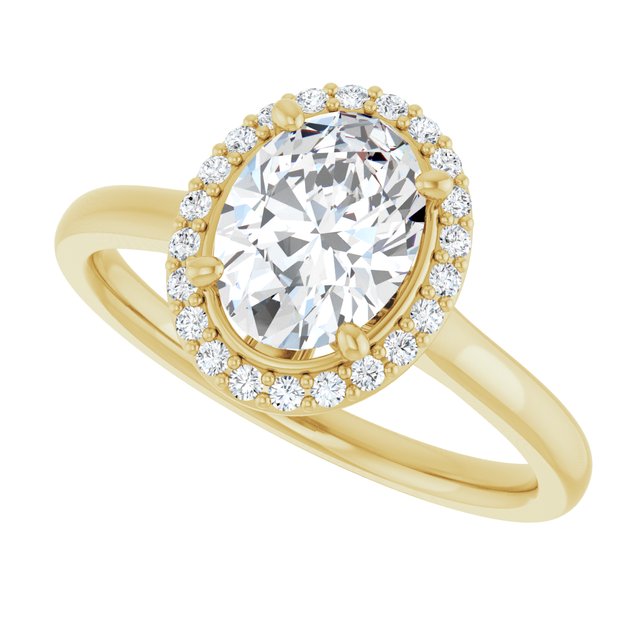 Halo-Style Engagement Ring