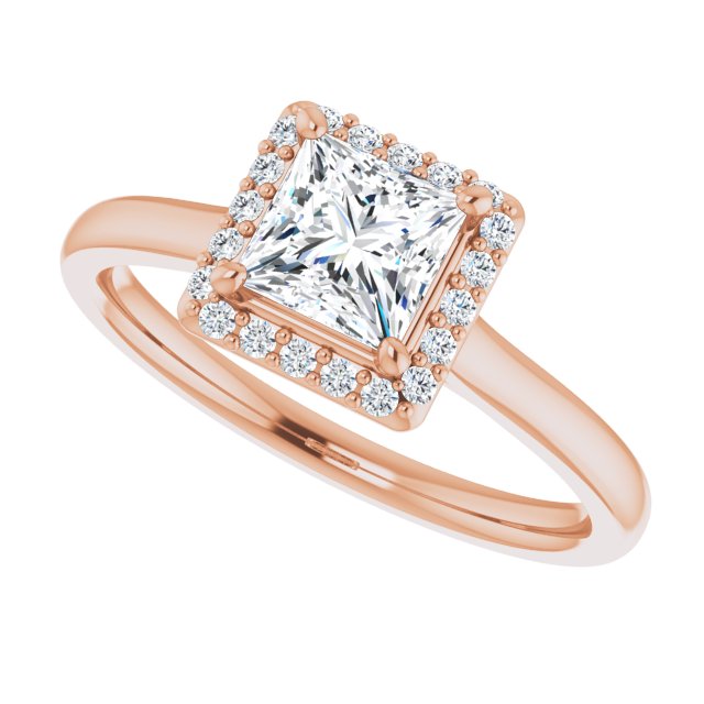 Halo-Style Engagement Ring