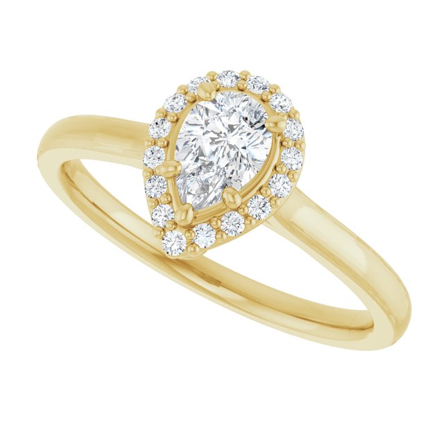 Halo-Style Engagement Ring