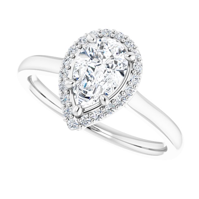 Halo-Style Engagement Ring