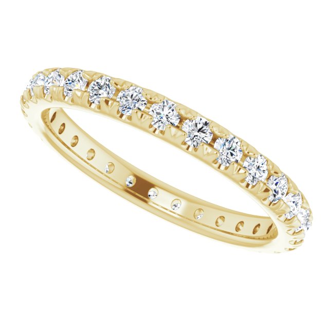 French-Set Eternity Band