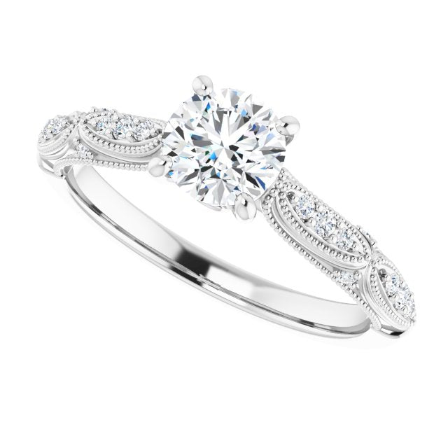 Accented Engagement Ring