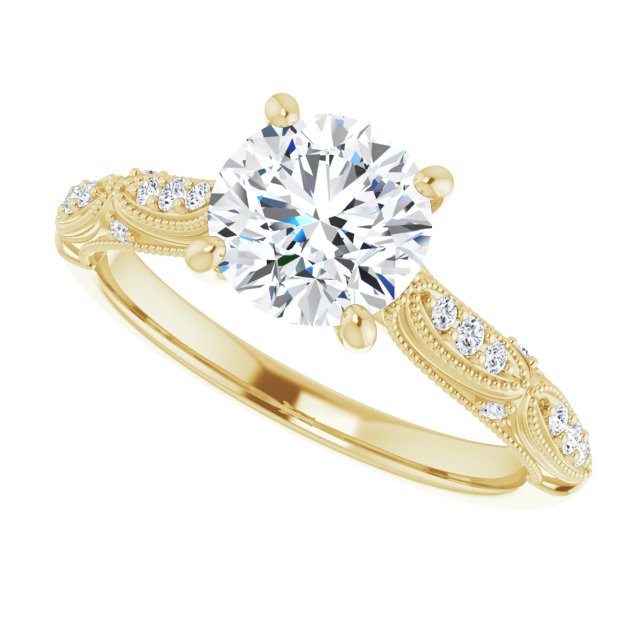Accented Engagement Ring