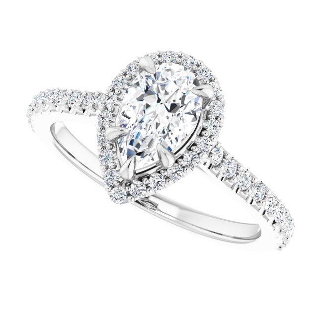 Halo-Style Engagement Ring
