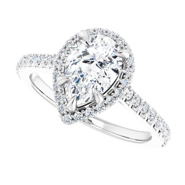Halo-Style Engagement Ring