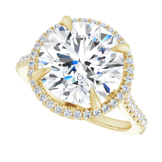 Halo-Style Engagement Ring